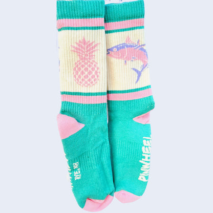 PinWheel Women's Crew Socks